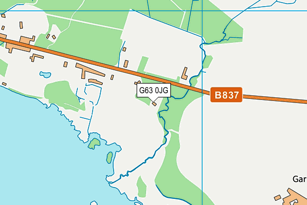 G63 0JG map - OS VectorMap District (Ordnance Survey) G63 0JG map - OS VectorMap District (Ordnance Survey)