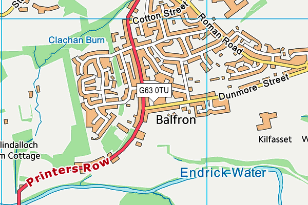 G63 0TU map - OS VectorMap District (Ordnance Survey) G63 0TU map - OS VectorMap District (Ordnance Survey)