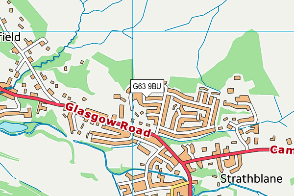 G63 9BU map - OS VectorMap District (Ordnance Survey) G63 9BU map - OS VectorMap District (Ordnance Survey)