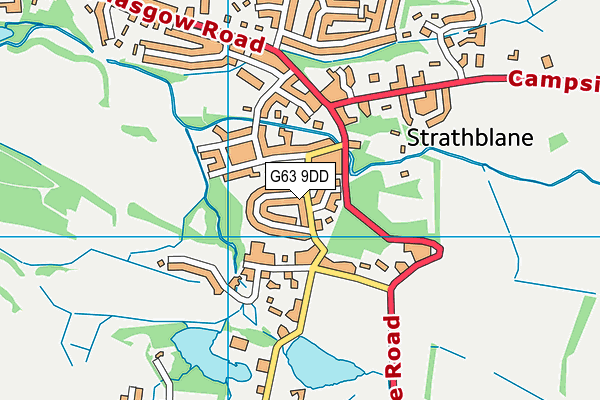 G63 9DD map - OS VectorMap District (Ordnance Survey) G63 9DD map - OS VectorMap District (Ordnance Survey)