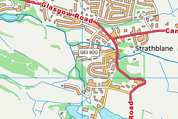G63 9DG map - OS VectorMap District (Ordnance Survey) G63 9DG map - OS VectorMap District (Ordnance Survey)