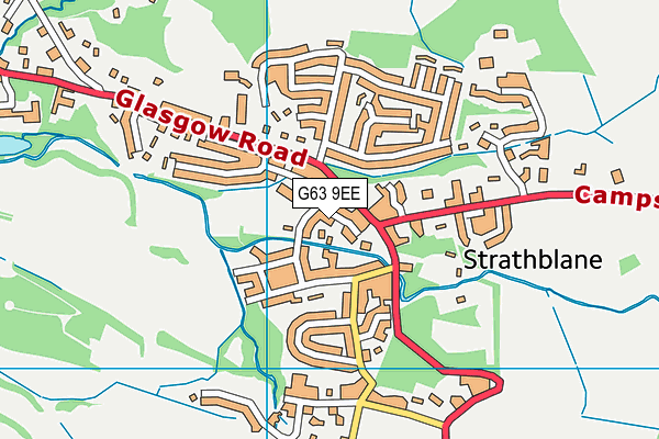 G63 9EE map - OS VectorMap District (Ordnance Survey) G63 9EE map - OS VectorMap District (Ordnance Survey)