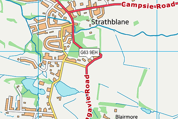 G63 9EH map - OS VectorMap District (Ordnance Survey) G63 9EH map - OS VectorMap District (Ordnance Survey)