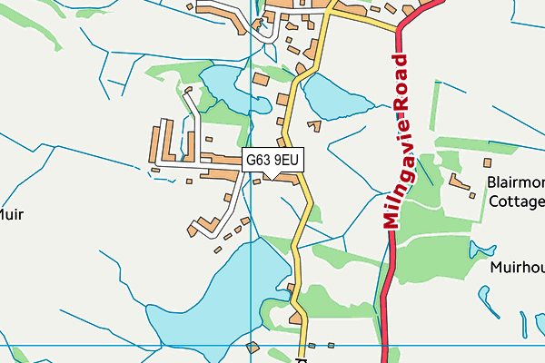 G63 9EU map - OS VectorMap District (Ordnance Survey) G63 9EU map - OS VectorMap District (Ordnance Survey)