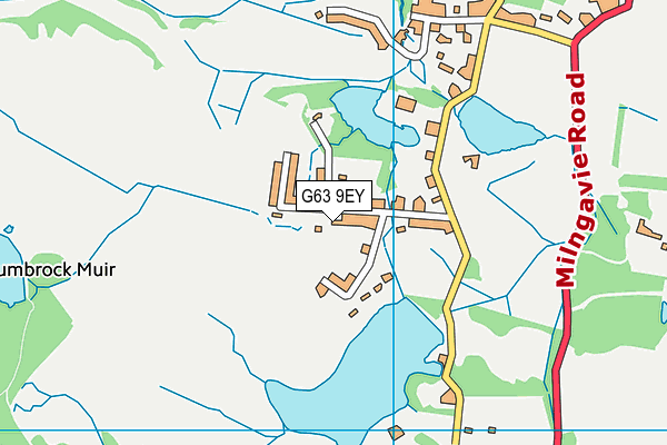 G63 9EY map - OS VectorMap District (Ordnance Survey) G63 9EY map - OS VectorMap District (Ordnance Survey)