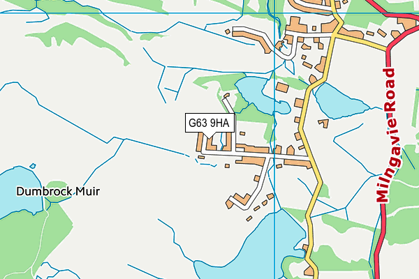 G63 9HA map - OS VectorMap District (Ordnance Survey) G63 9HA map - OS VectorMap District (Ordnance Survey)