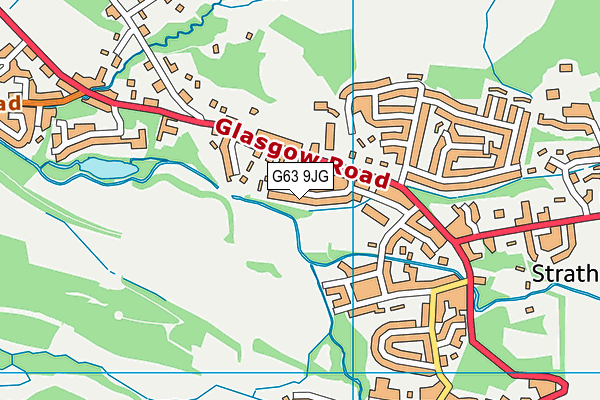 G63 9JG map - OS VectorMap District (Ordnance Survey) G63 9JG map - OS VectorMap District (Ordnance Survey)