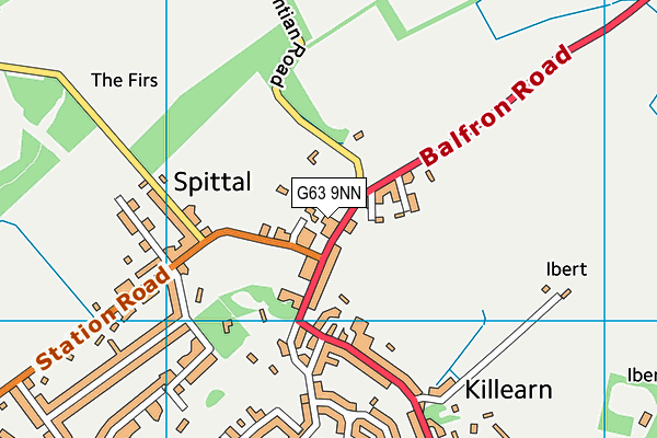 G63 9NN map - OS VectorMap District (Ordnance Survey) G63 9NN map - OS VectorMap District (Ordnance Survey)