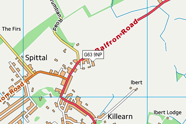 G63 9NP map - OS VectorMap District (Ordnance Survey) G63 9NP map - OS VectorMap District (Ordnance Survey)