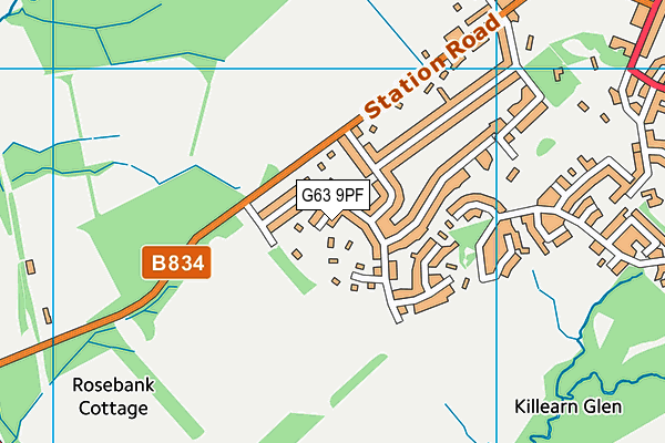 G63 9PF map - OS VectorMap District (Ordnance Survey) G63 9PF map - OS VectorMap District (Ordnance Survey)