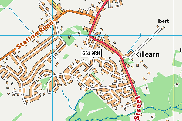 G63 9RN map - OS VectorMap District (Ordnance Survey) G63 9RN map - OS VectorMap District (Ordnance Survey)