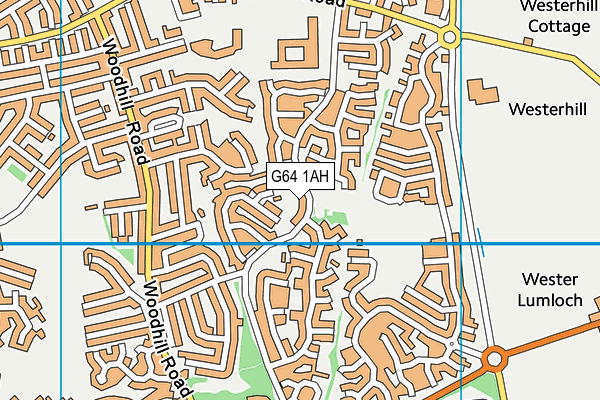 G64 1AH map - OS VectorMap District (Ordnance Survey) G64 1AH map - OS VectorMap District (Ordnance Survey)