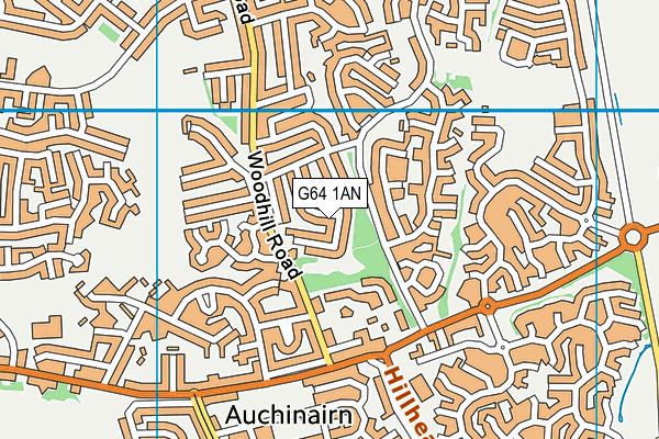 G64 1AN map - OS VectorMap District (Ordnance Survey) G64 1AN map - OS VectorMap District (Ordnance Survey)