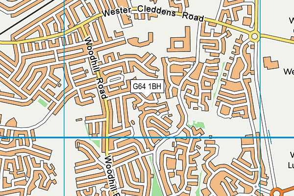 G64 1BH map - OS VectorMap District (Ordnance Survey) G64 1BH map - OS VectorMap District (Ordnance Survey)
