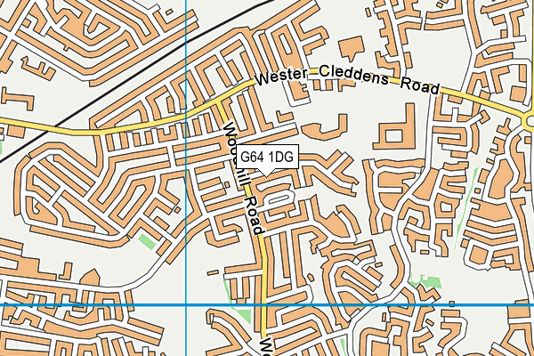 G64 1DG map - OS VectorMap District (Ordnance Survey) G64 1DG map - OS VectorMap District (Ordnance Survey)