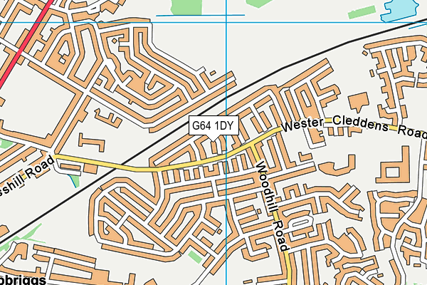 G64 1DY map - OS VectorMap District (Ordnance Survey) G64 1DY map - OS VectorMap District (Ordnance Survey)