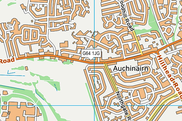 G64 1JG map - OS VectorMap District (Ordnance Survey) G64 1JG map - OS VectorMap District (Ordnance Survey)
