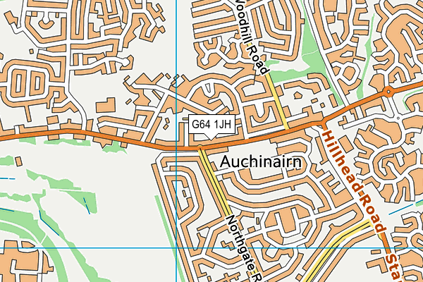 G64 1JH map - OS VectorMap District (Ordnance Survey) G64 1JH map - OS VectorMap District (Ordnance Survey)