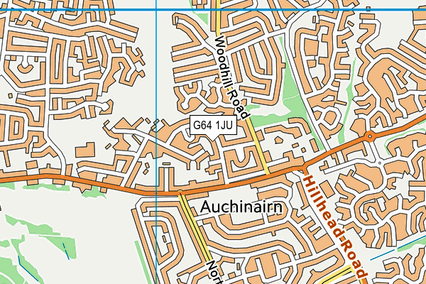 G64 1JU map - OS VectorMap District (Ordnance Survey) G64 1JU map - OS VectorMap District (Ordnance Survey)