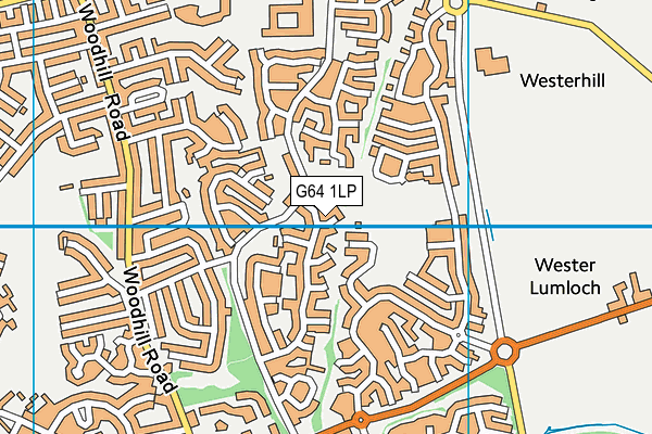 G64 1LP map - OS VectorMap District (Ordnance Survey) G64 1LP map - OS VectorMap District (Ordnance Survey)
