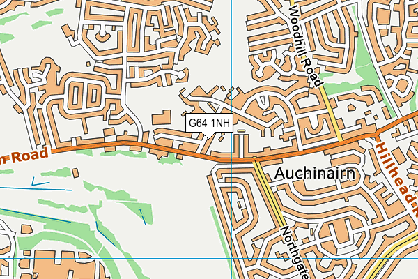 G64 1NH map - OS VectorMap District (Ordnance Survey) G64 1NH map - OS VectorMap District (Ordnance Survey)