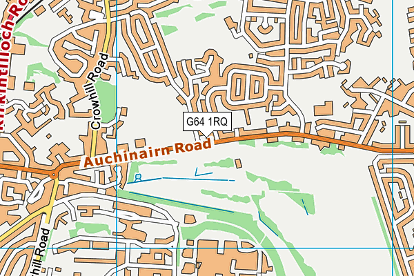 G64 1RQ map - OS VectorMap District (Ordnance Survey) G64 1RQ map - OS VectorMap District (Ordnance Survey)