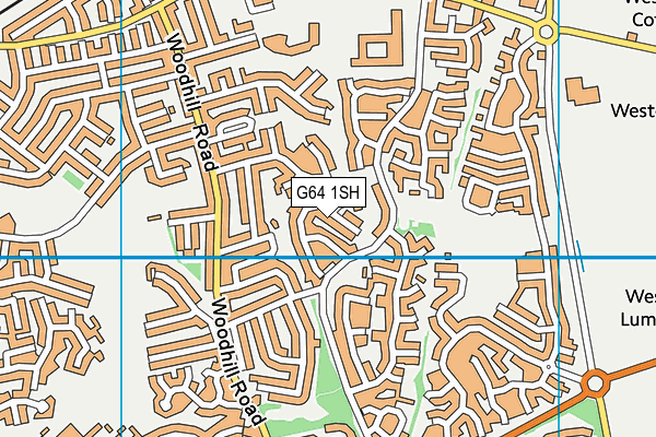 G64 1SH map - OS VectorMap District (Ordnance Survey) G64 1SH map - OS VectorMap District (Ordnance Survey)