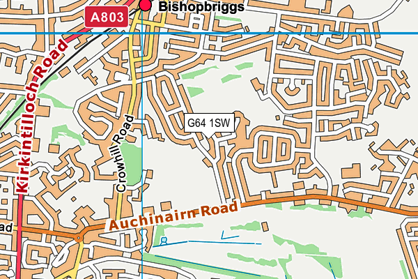 G64 1SW map - OS VectorMap District (Ordnance Survey) G64 1SW map - OS VectorMap District (Ordnance Survey)