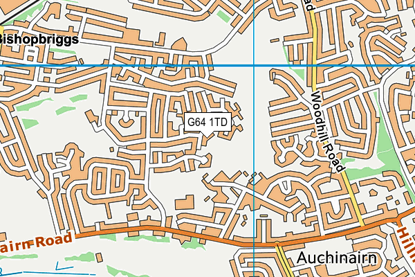 G64 1TD map - OS VectorMap District (Ordnance Survey) G64 1TD map - OS VectorMap District (Ordnance Survey)