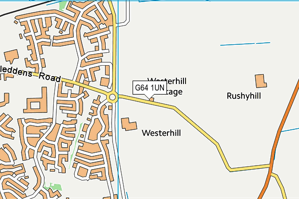 G64 1UN map - OS VectorMap District (Ordnance Survey) G64 1UN map - OS VectorMap District (Ordnance Survey)