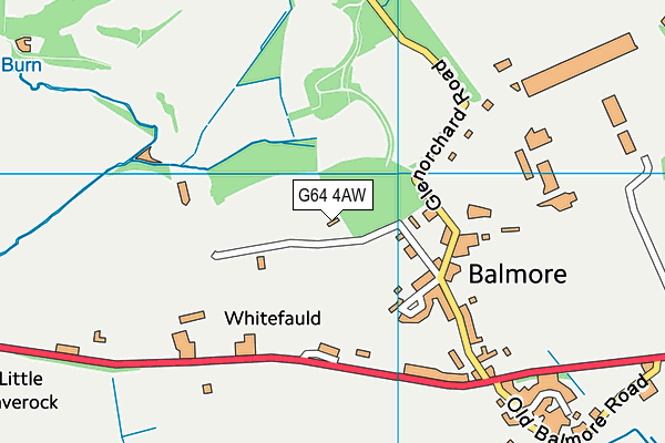 G64 4AW map - OS VectorMap District (Ordnance Survey) G64 4AW map - OS VectorMap District (Ordnance Survey)