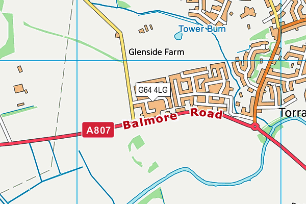 G64 4LG map - OS VectorMap District (Ordnance Survey) G64 4LG map - OS VectorMap District (Ordnance Survey)