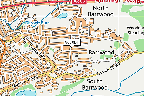 G65 0DY map - OS VectorMap District (Ordnance Survey) G65 0DY map - OS VectorMap District (Ordnance Survey)