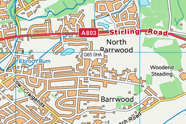 G65 0HA map - OS VectorMap District (Ordnance Survey) G65 0HA map - OS VectorMap District (Ordnance Survey)
