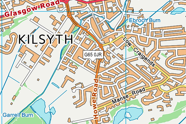G65 0JR map - OS VectorMap District (Ordnance Survey) G65 0JR map - OS VectorMap District (Ordnance Survey)