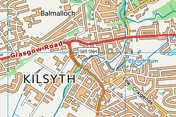 G65 0NH map - OS VectorMap District (Ordnance Survey)