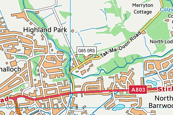 G65 0RS map - OS VectorMap District (Ordnance Survey) G65 0RS map - OS VectorMap District (Ordnance Survey)