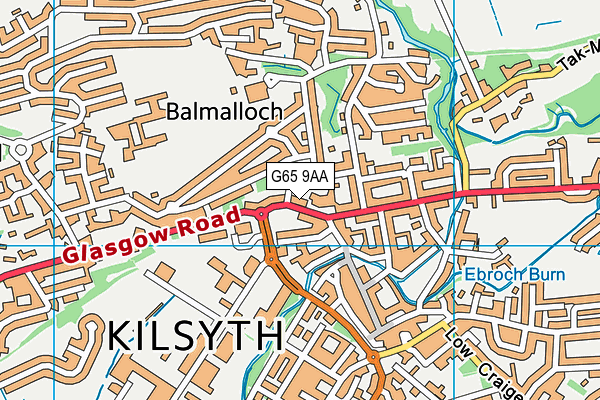 G65 9AA map - OS VectorMap District (Ordnance Survey) G65 9AA map - OS VectorMap District (Ordnance Survey)