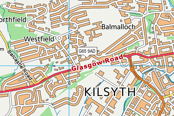 G65 9AD map - OS VectorMap District (Ordnance Survey) G65 9AD map - OS VectorMap District (Ordnance Survey)