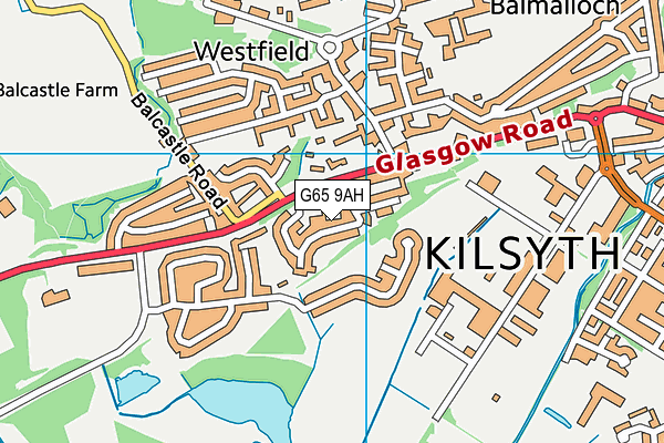 G65 9AH map - OS VectorMap District (Ordnance Survey) G65 9AH map - OS VectorMap District (Ordnance Survey)