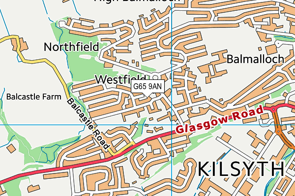 G65 9AN map - OS VectorMap District (Ordnance Survey) G65 9AN map - OS VectorMap District (Ordnance Survey)