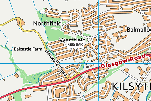 G65 9AR map - OS VectorMap District (Ordnance Survey) G65 9AR map - OS VectorMap District (Ordnance Survey)
