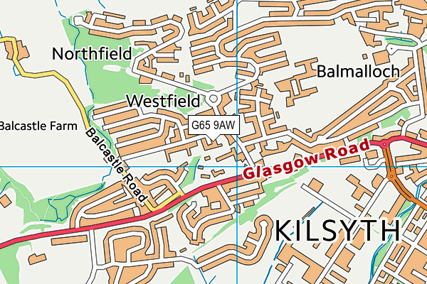 G65 9AW map - OS VectorMap District (Ordnance Survey) G65 9AW map - OS VectorMap District (Ordnance Survey)