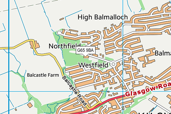 G65 9BA map - OS VectorMap District (Ordnance Survey) G65 9BA map - OS VectorMap District (Ordnance Survey)