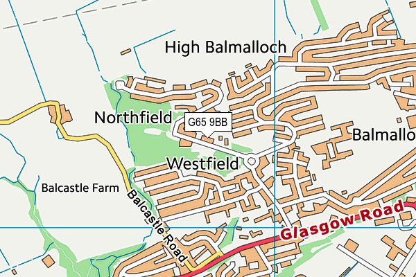 G65 9BB map - OS VectorMap District (Ordnance Survey) G65 9BB map - OS VectorMap District (Ordnance Survey)