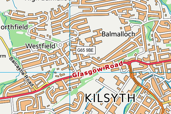G65 9BE map - OS VectorMap District (Ordnance Survey) G65 9BE map - OS VectorMap District (Ordnance Survey)