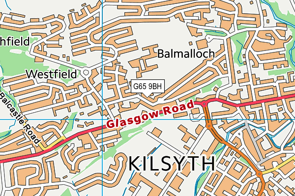 G65 9BH map - OS VectorMap District (Ordnance Survey) G65 9BH map - OS VectorMap District (Ordnance Survey)