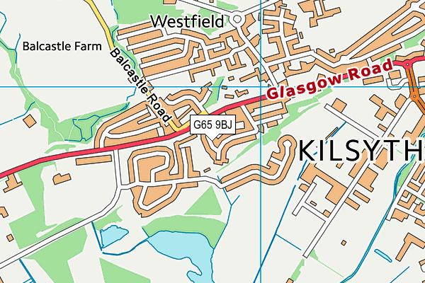 G65 9BJ map - OS VectorMap District (Ordnance Survey) G65 9BJ map - OS VectorMap District (Ordnance Survey)