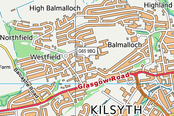 G65 9BQ map - OS VectorMap District (Ordnance Survey) G65 9BQ map - OS VectorMap District (Ordnance Survey)