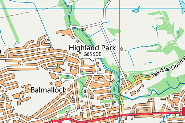 G65 9DE map - OS VectorMap District (Ordnance Survey) G65 9DE map - OS VectorMap District (Ordnance Survey)